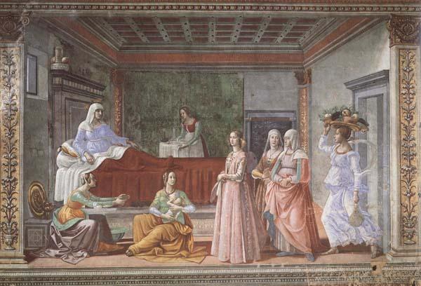 Domenicho Ghirlandaio Geburt Johannes des Taufers oil painting picture